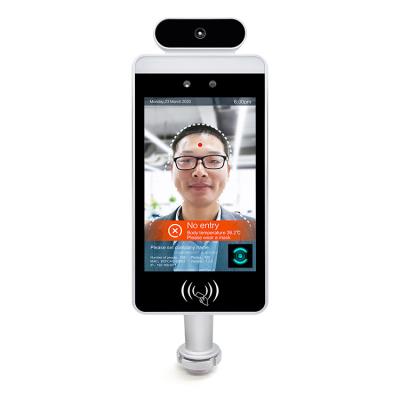 China 2MP IR Face Recognition Attendance Machine With Temperature for sale