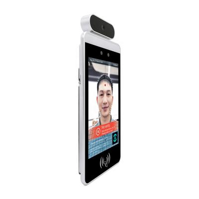 China Temperature Face Recognition Biometric System F2.4 150cm Camera Focusing distance for sale