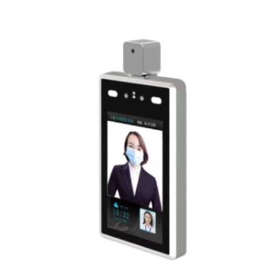 China 7 Inch Temperature Detection Face Recognition Attendance Machine 600*1024 for sale