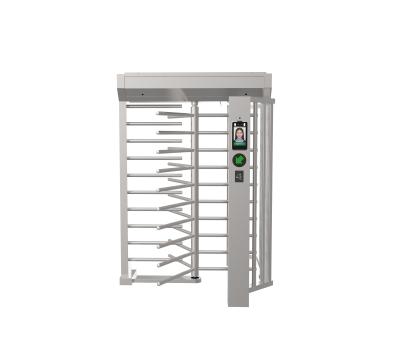 China Access Control Face Recognition Turnstile Single Bidirectional Full Height Gate 60hz for sale
