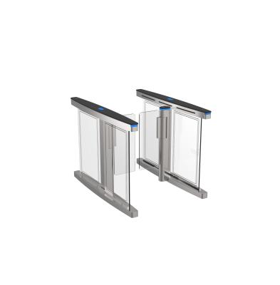 China Office Building Swing Barrier Turnstile Small Size Optical Swing Turnstile for sale