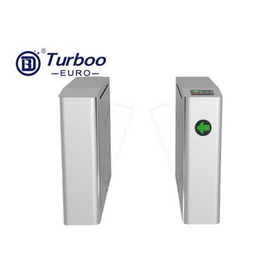 China 304 Stainless Steel Flap Barrier Gate RFID Reader For Office Building for sale