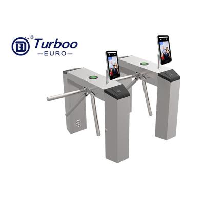 China Tripod Waist Height Turnstile Gate Mechanism SUS304 Ticketing System Turboo for sale