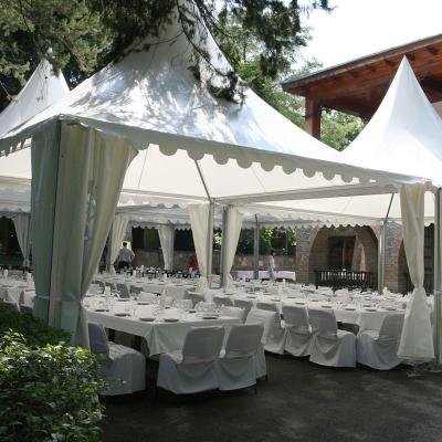 China Outdoor Square Pagoda Event Tent Waterproof Wedding Party 6x6 Canopy for sale