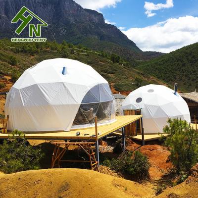 中国 3~6 Person Dome Tent Outdoor Hotel Glamping Geodesic Dome Tent 販売のため
