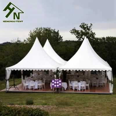 China White Stainless Aluminum Alloy Pagoda Event Tent High Peak Dome On Top for sale