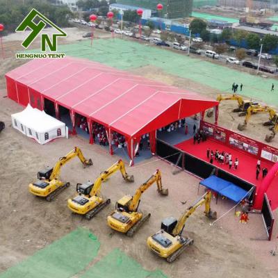 China 280 People Aluminium Frame Tent 10x30m Red Colorful Large Wedding Marquee for sale