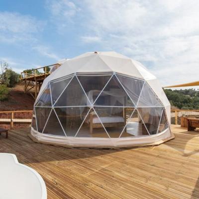 中国 ホテル リゾートの牧草地のアスファルトのキャンプのドームのテントの家の直径6m 販売のため
