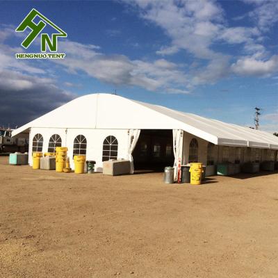 China 18x35 Curved Arcum Roof Outdoor Event Tents Double-Coated PVC Fabric Canopy for sale