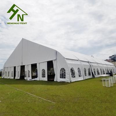 China SGS Certified Customized Temporary Hangar Curved Festival Tent for sale