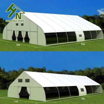 China Customized Rainproof Rub Hall Tent PVC Covering Arcum Aircraft Parking Lot for sale