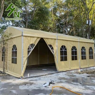 China Hard Extruded Heavy Duty Aluminum Canopy Outdoor SGS Big Yellow Tent for sale