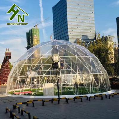 China Customized Size Transparent Geodesic Dome Tent Platsic Bubble Igloo for sale