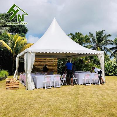 China Backyard Catering Party Canopy Pagoda Event Tent 33 X 33 Ft Aluminum Alloy for sale