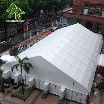 China 36x36m Aluminum 6082 T6 Curved Event Tent Football Field Waterproof Stadium for sale