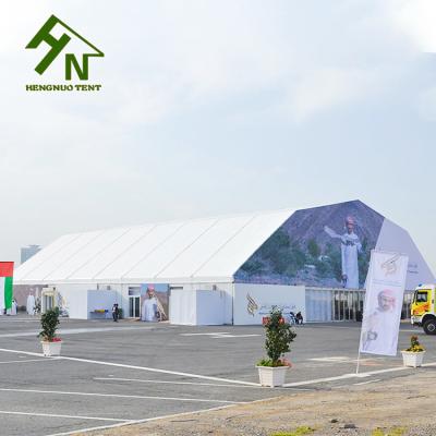 China 3m To 60m Wide Polygonal Tent Curved Outdoor Conference Venue Tents for sale