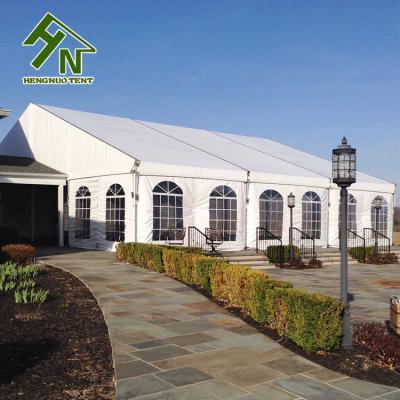 China SGS Certified European Style Tent Outdoor Wedding Marquees Rain Gutter Included for sale