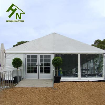 China Aluminum Profile Exhibition Glass Marquee Tent Strong Work Construction for sale