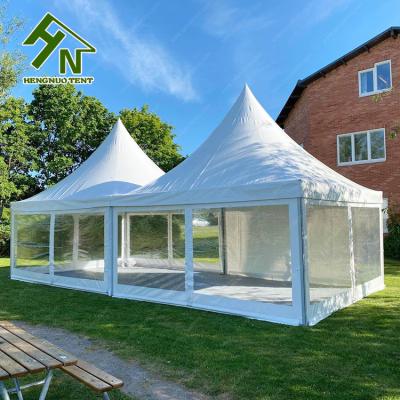 China ABS Glass Wall 3x5 Tent Outdoor Wedding Party Pagoda Style Canopy for sale