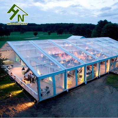 China Luxury Transparent Cover 1000 Seater Clear Roof Marquee Tent Outdoor 25x40m for sale