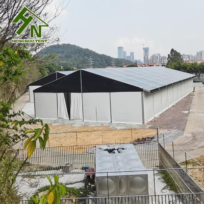 China SGS Certified PVC 20x50m Outdoor Warehouse Tent Aluminum Structure for sale