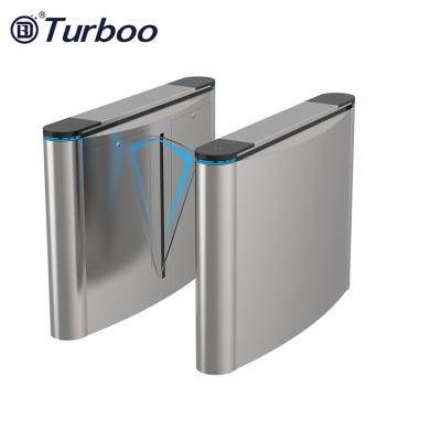 China Access Control Flap Barrier RS485 Flap Turnstile Gate For Offfice Building for sale