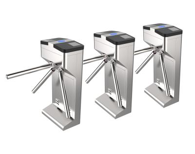 China Semi Automatic Tripod Turnstile Gate With Drop Arm Down Function And Anti - Pass Back for sale