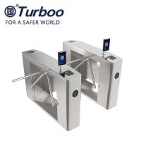 China Durable Tripod Electronic Turnstile Gates LED Light Arm Barrier Gate System for sale