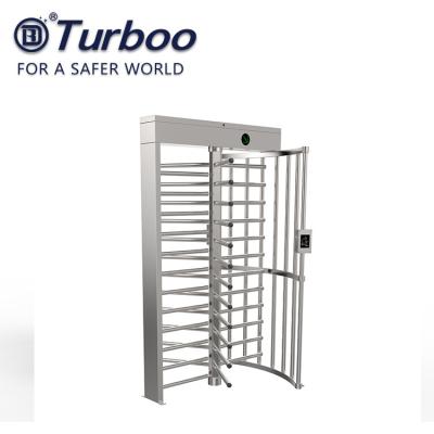 China RFID Facial Recognition Pedestrian Full Height Turnstile SUS304 Access Control Full Height Gate 24V Full Height Gate for sale