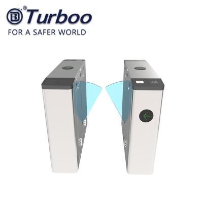 China Bi - Directional Flap Barrier Turnstile 35 Persons / Min Transit Speed for sale