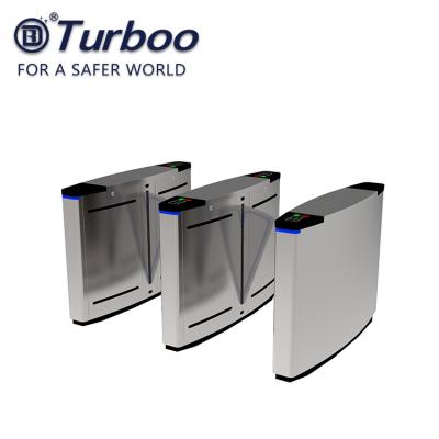 China Bi - Directional Swing Optical Barrier Turnstiles Gate With 35p/M Pass Rate for sale