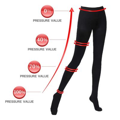 China 15mmHg Black Medical Compression Socks Support Pantyhose For Varicose Veins for sale