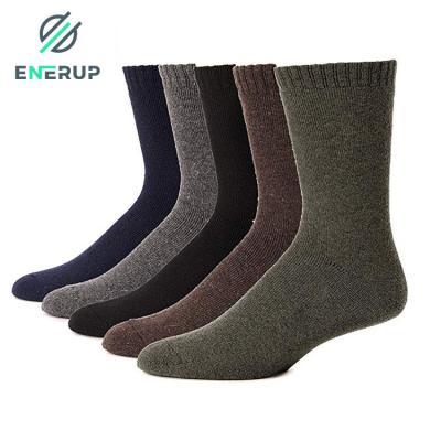 China Customized Crew Merino Wool Socks Thick size 47 Heavy Duty Work Socks for sale