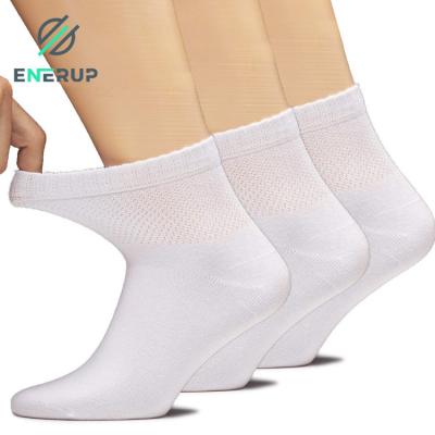 China Unisex Bamboo Cotton Socks Odor Resistant Crew Mid Calf Socks for sale