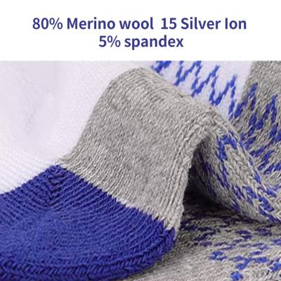 China Kids Antifouling No Show Merino Wool Socks Anti UV Heated Socks For Winter for sale