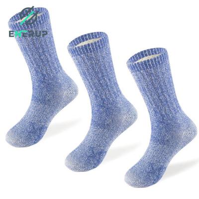 China Enerup Antibacterial Childrens Merino Wool Socks S M L Size Blue for sale