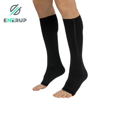 China 20mmhg Medical Compression Stockings Open Toe Surgical Support Hose for sale