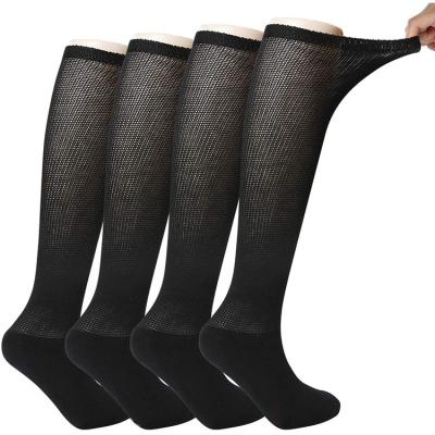China 87% Bamboo Loose Fit Diabetic Socks 2XL Moisture Wicking Diabetic Socks for sale