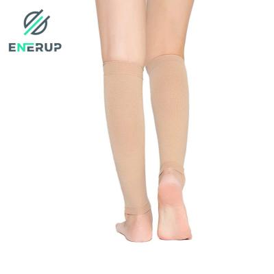 China 20-30 Mmhg Knitted Shin Compression Socks For Men / Women for sale