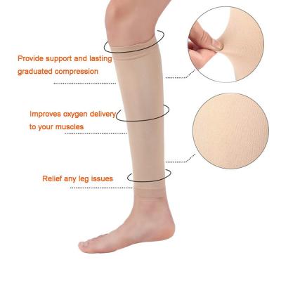 China 20-30 Mmhg Calf Socks Running Shin Splints Medical Travel Nursing for sale
