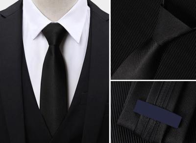 China 100% silk neckties fashion jacquard silk zip easy tie for sale