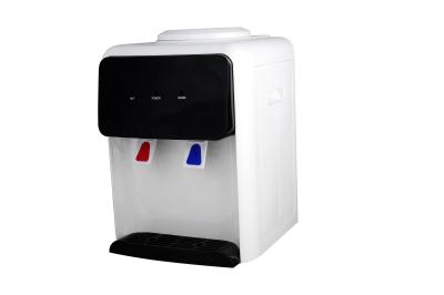 China White And Black Mini Desktop Water Dispenser Cooler With Electronic Cooling for sale