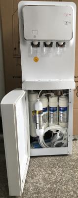 China Dispensador caliente y frío del agua de Pou, dispensador del refrigerador de agua de Ministerio del Interior de 5 filtros en venta