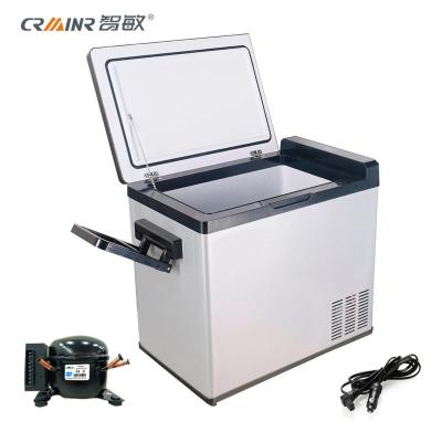 Chine Conception de mode de refroidisseur de réfrigérateur de voiture de compresseur de C.C 50L avec l'écran tactile d'affichage à cristaux liquides à vendre
