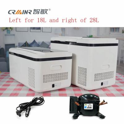 China Mini caja fresca eléctrica de la pantalla LCD táctil, mini refrigerador portátil para el coche en venta