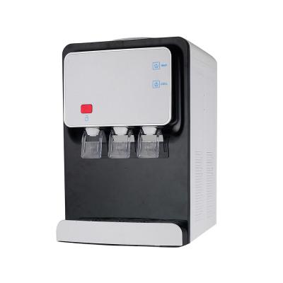 China Hot And Cold Mini Desktop Water Dispenser With 65W Or 85W Cooling Power for sale