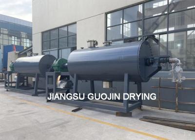 China Chemicals Processing Harrow Paddle Rotary Vacuum Dryer 1800L Working Volume for sale