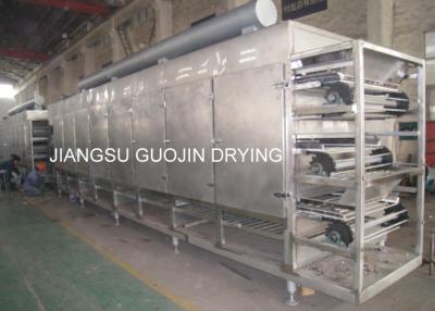 China 375kg/h Steam Heating Conveyor Mesh Belt Dryer For Fruit for sale