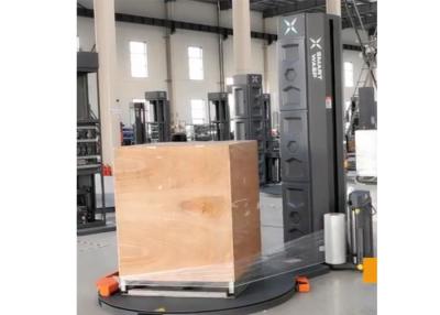 China Automatische Paletten-Verpackungs-Maschine mit geschnittener Klammern-Film-Fernsteuerung zu verkaufen