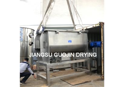 China Stainless Steel Food Powder Ribbon Mixer Horizontal 2000L for sale
